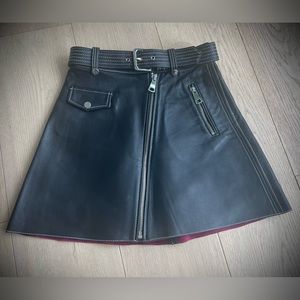 Capsule Collection Lamb Leather Maje Skirt FR 36/US 2